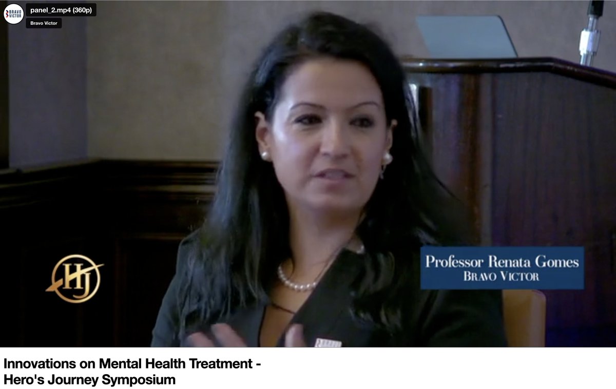 Yesterday marked <a href="/WMHDay/">WorldMentalHealthDay</a>. A few weeks ago <a href="/RenataSMGomes/">Renata Gomes</a> presented on a panel as part of <a href="/JPM_Foundation/">John P Mayhugh Foundation</a> "Hero's Journey Symposium" - the topic focused on Innovations on Mental Health Treatment - To watch and listen to the presentation click here:vimeo.com/759012636