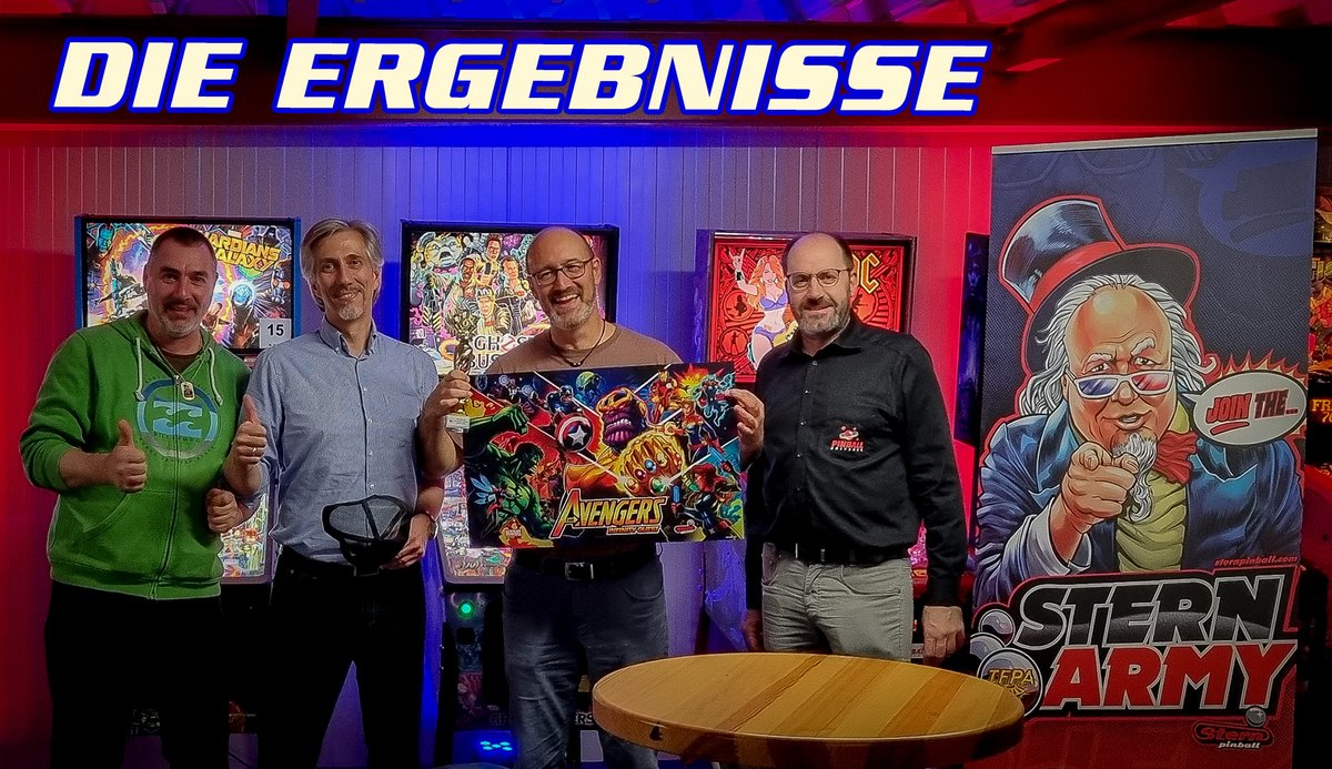 Die #IFPA hat sich diesmal ein wenig Zeit gelassen, aber jetzt sind die Ergebnisse vom letzten Stern Army Evening am 07.10.2022 gelistet: tinyurl.com/pu20221007 Herzlichen Dank an alle Teilnehmer. Ihr rockt! #stern #pinball #pinballuniverse #buende #event #flipper