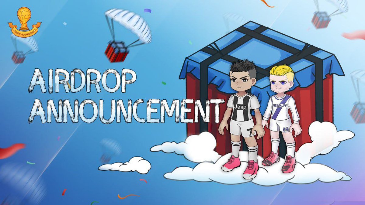 New airdrop: Legend of Football (LOL) Total Reward: 10,000 LOL Rate: ⭐️⭐️⭐️⭐️ Winners: 1,000 Random & Top 100 Distribution: within a month after the ends Bot Airdrop Link: t.me/LOFofficial_bot #Airdrop #Airdrops #Airdropinspector #BSC #LegendofFootball #LOL #Crypto #Bitcoin
