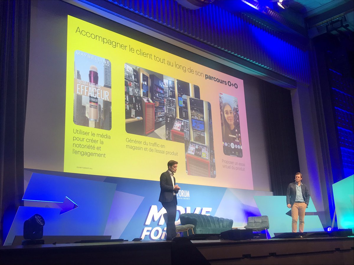 coolinechatelet's tweet photo. « La mémorisation est 2,5x plus importante avec la réalité augmentée » pour les campagnes L’Oréal sur Snapchat 👀

#HUBFORUM #mbadmb 
@ArnaultChatel @VincentMontet https://t.co/SHz3tVWAYC