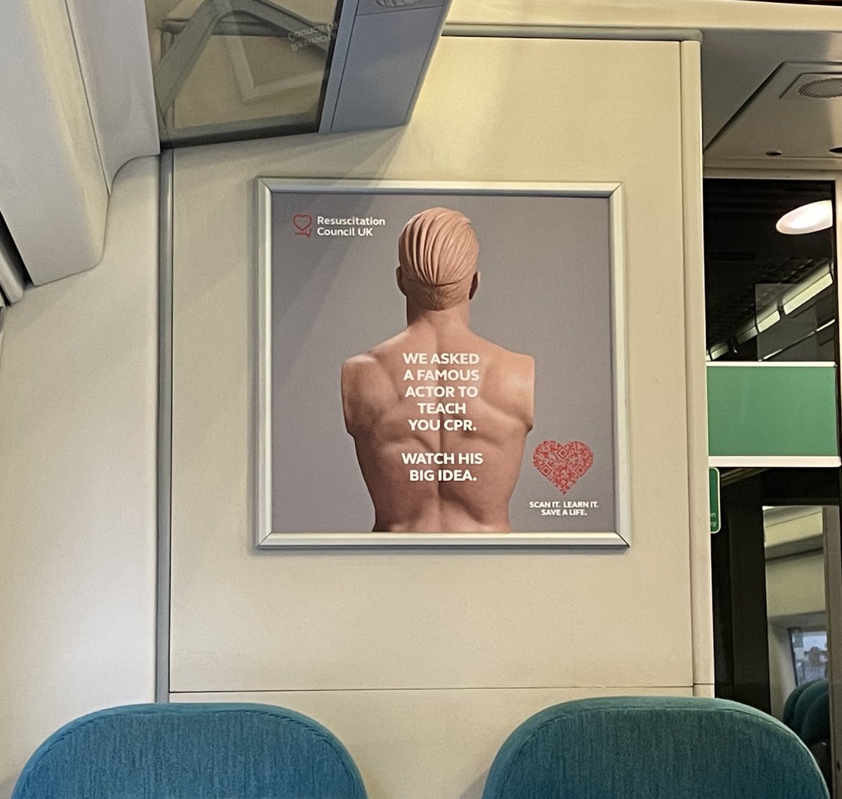 Our first Connor #CPR ad has been spotted in the wild!📸

We've got posters up on <a href="/GWRHelp/">GWR</a> <a href="/SouthernRailUK/">Southern</a> <a href="/SW_Help/">SWR Help</a> <a href="/TLRailUK/">Thameslink</a> <a href="/merseyrail/">Merseyrail</a> &amp; <a href="/WestMidRailway/">West Midlands Railway</a> trains🚆as well as in <a href="/vuecinemas/">Vue</a> and <a href="/ODEONCinemas/">ODEON</a> locations! 😍

If you spot one, let us know!

bit.ly/cprwithconnor