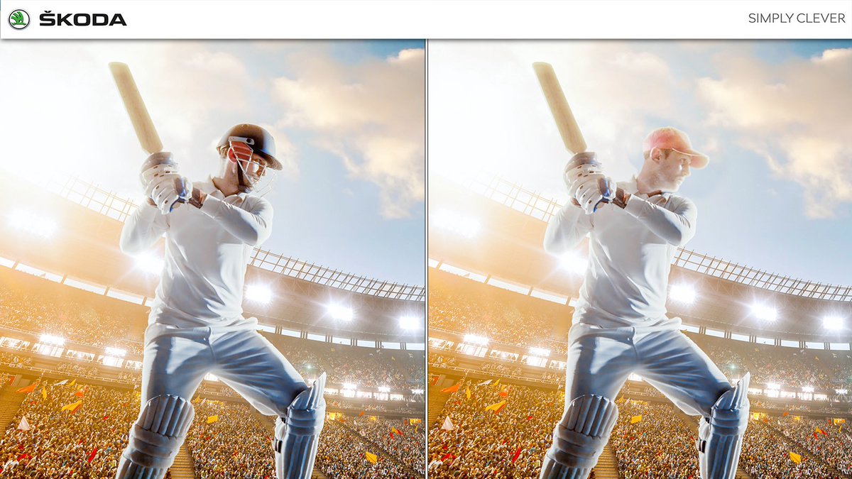 SkodaIndia_PR's tweet photo. The choices we make on a cricket field or in life make a big difference. Choose wisely. 

#TheSafetyDifference https://t.co/KR002qjKc7
