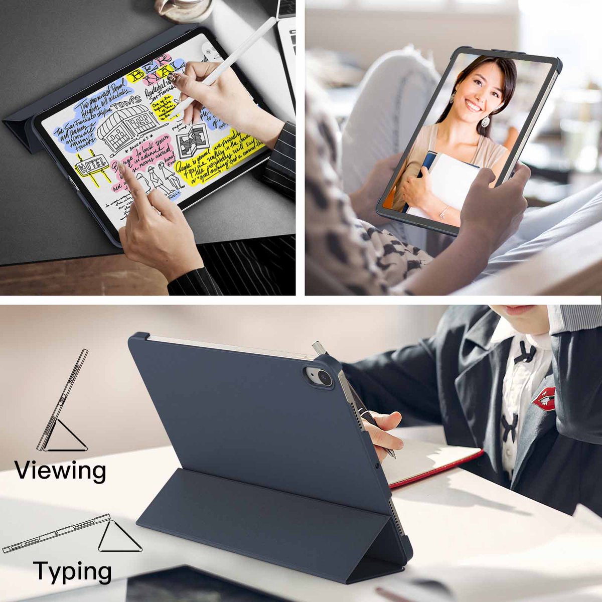 JETech_US's tweet photo. Beautiful color and fit perfect !🎈
A good substitute for the Apple product.❣
Put it to sleep automatically when closed and has easy folds to prop it up.🎊
#iPadAirCase https://t.co/dgvx2XfZsk