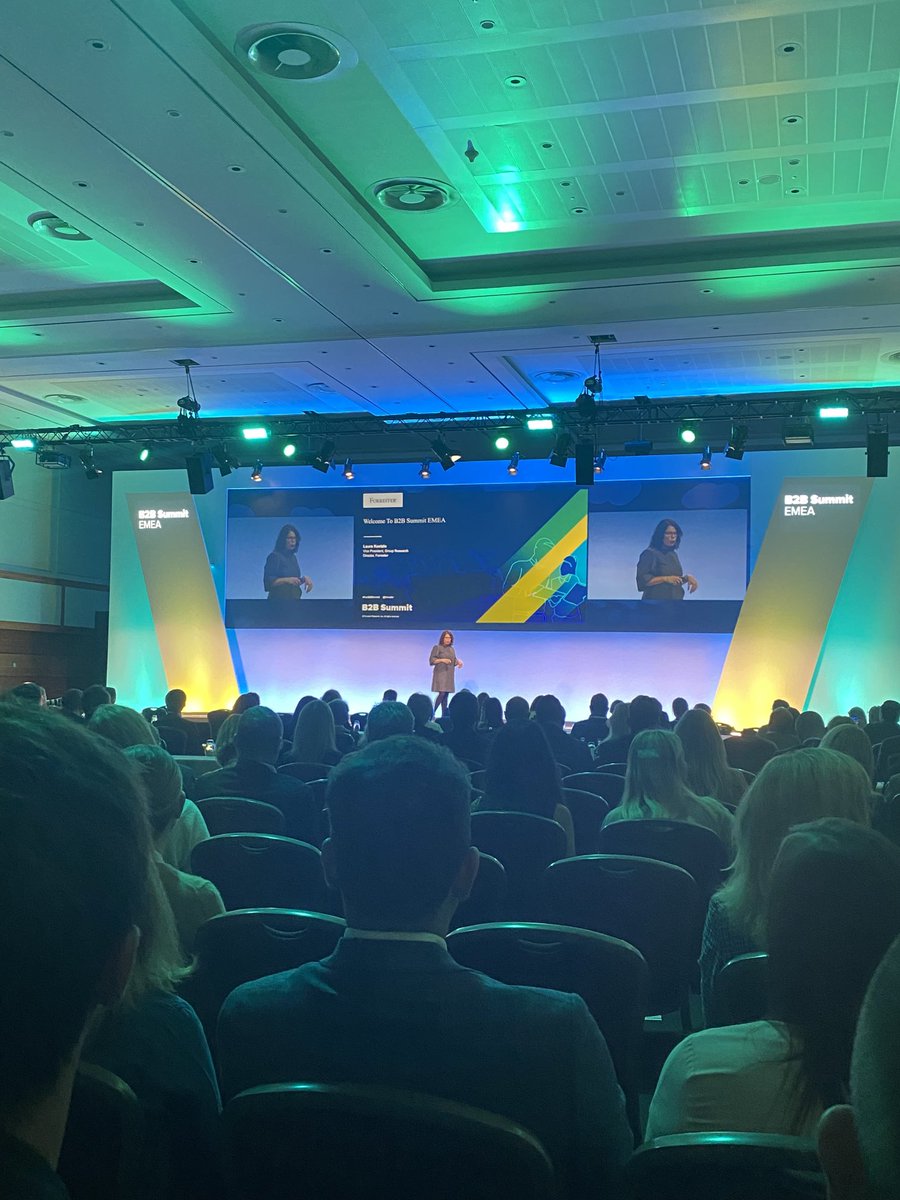 We are GO! Opening of ⁦<a href="/forrester/">Forrester</a>⁩  B2B Summit! #ForrB2BSummit
