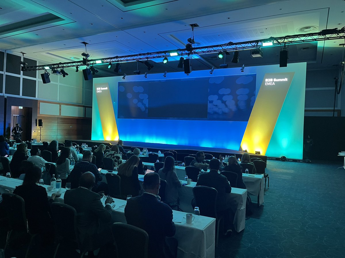 Super excited as we kick off the 2022 Forrester B2B EMEA Summit in London!