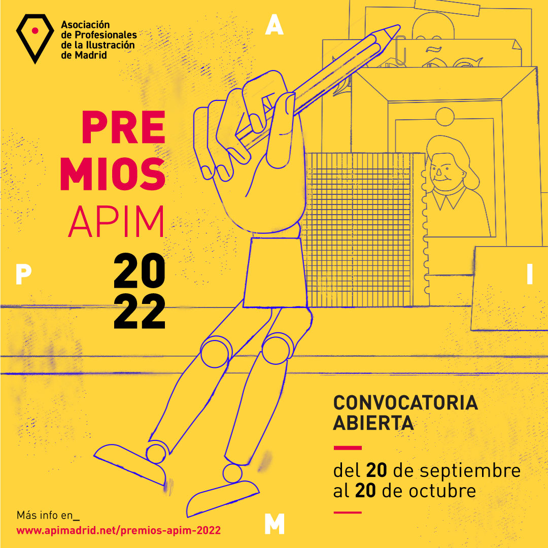apimIlustracion's tweet photo. 🏆¡Recuerda! Si quieres presentar tu candidatura a los #PremiosAPIM22 de Ilustración, puedes hacerlo hasta el 20 de octubre.
👉https://t.co/FK0qYzCnC7
✏️ ¡Anímate a presentar tu candidatura!
#PremiosAPIM #PremiosIlustración #Ilustración #Cómic #Animación #vfx #Madrid https://t.co/v6naC6Rdng