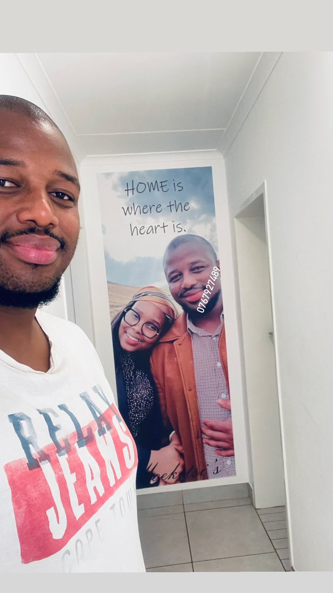 Wallpaper installation home. Give us your picture and we will do the rest 
For Qoute you can contact us on WhatsApp +27691050775 or 0767927489. 

Sithelo | MacG | Flabba | Marriage | Gaddafi | Whites