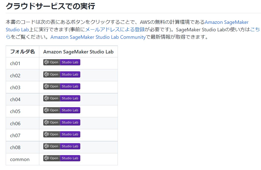 icoxfog417's tweet image. ゼロから作る Deep Learning 各章のコードを、Jupyter Notebookで簡単に実行できるよう対応させていただきました！ Studio Labのボタンから開けるのはもちろん、環境定義のファイルを追加させていただいたので手元のJupyterLabでも実行できます。

github.com/oreilly-japan/…