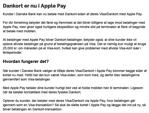 emilstahl's tweet photo. "Rent" Dankort i Apple Pay (kun for Danske Bank kunder) er lanceret nu.
https://t.co/l0gL2kmfcZ #dkmoney #dkbiz #dkfinance https://t.co/C1IBc3WRPu