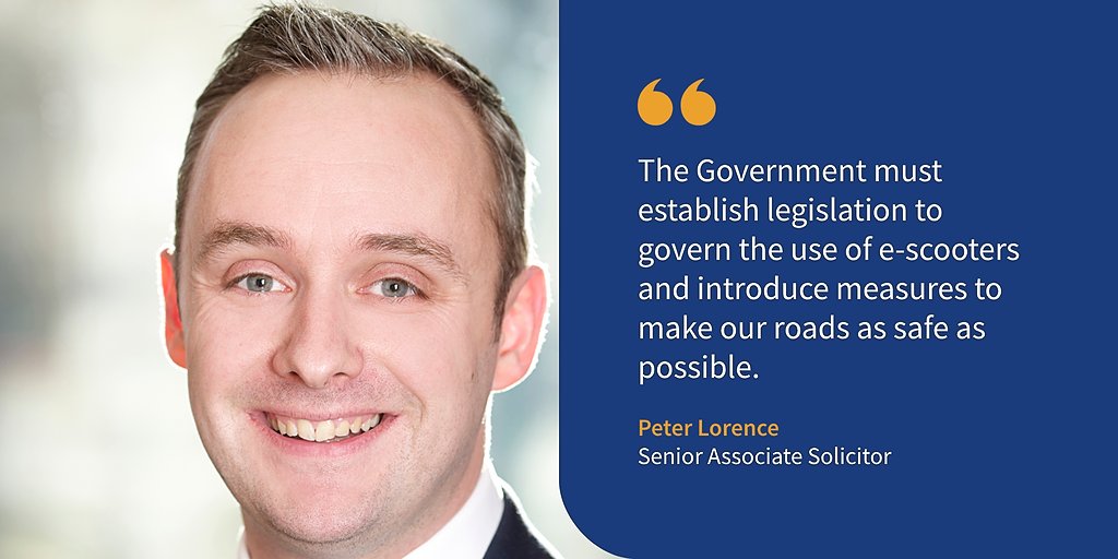 The e-scooter casualty rate has surged 194%, government data shows. Here, <a href="/P_Lorence/">Peter Lorence</a>, one of our serious injury lawyers, explores the law, where people can ride e-scooters legally and why new legislation regulating their use is needed: bit.ly/3CjZfdg #RoadSafety