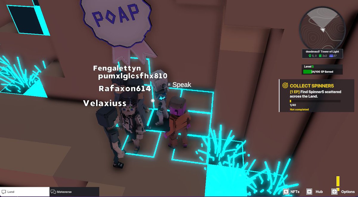 MuchoParker's tweet photo. @TheSandboxGame @deadmau5 wow I just participated in the #SandboxAlphaS3Giveaway for a chance to win 500 SAND! Found George from the Metaglitch in @deadmau5's Tower of Light, check out my screenshot below!
👇 https://t.co/b7bWW5jY2M
