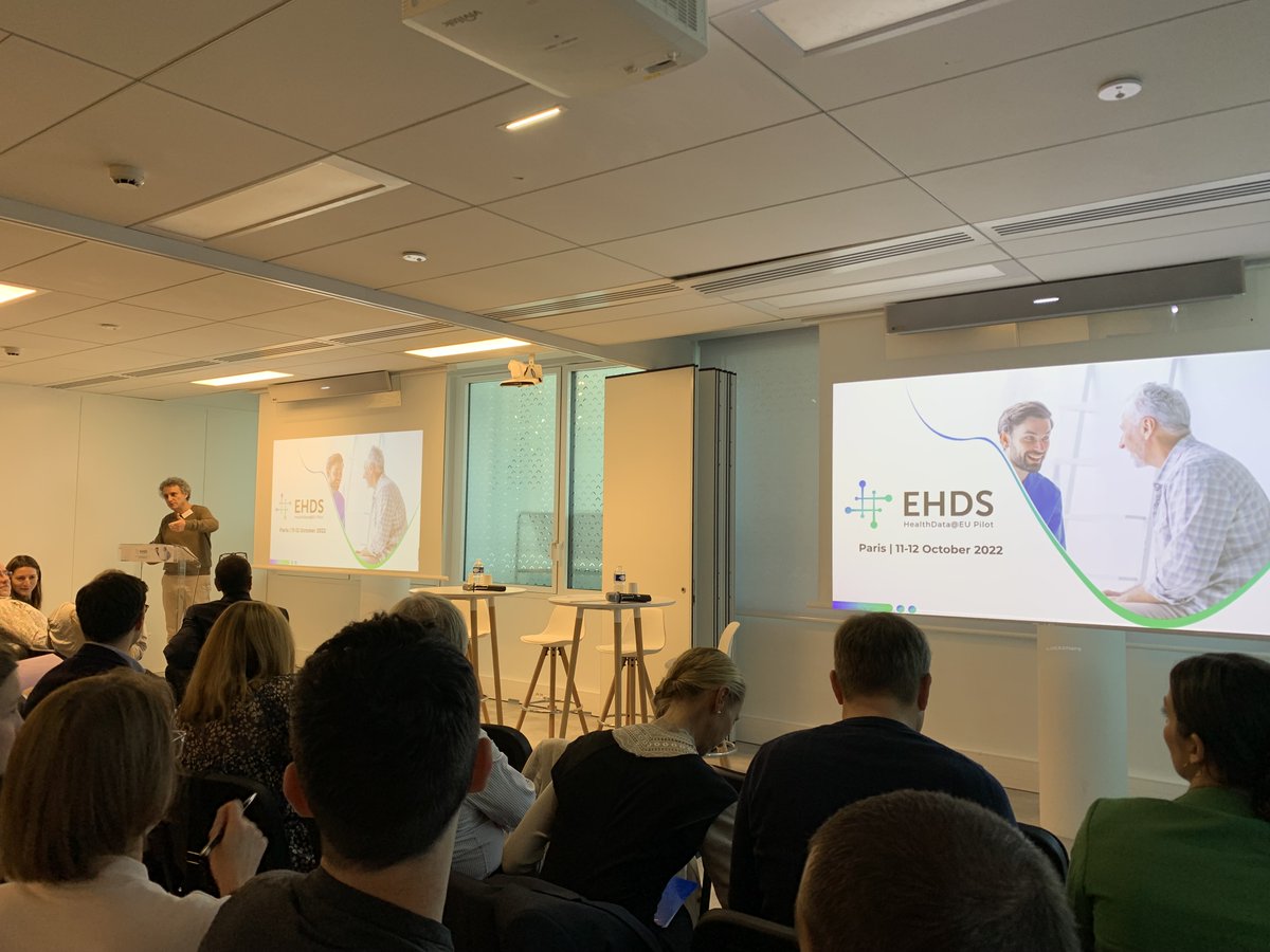 Kick-off #EHDS, @ebacry : 'We are ready to unify our forces, to make this pilot a success because we know that facilitating access to health data is a major need' @ehds2pilot