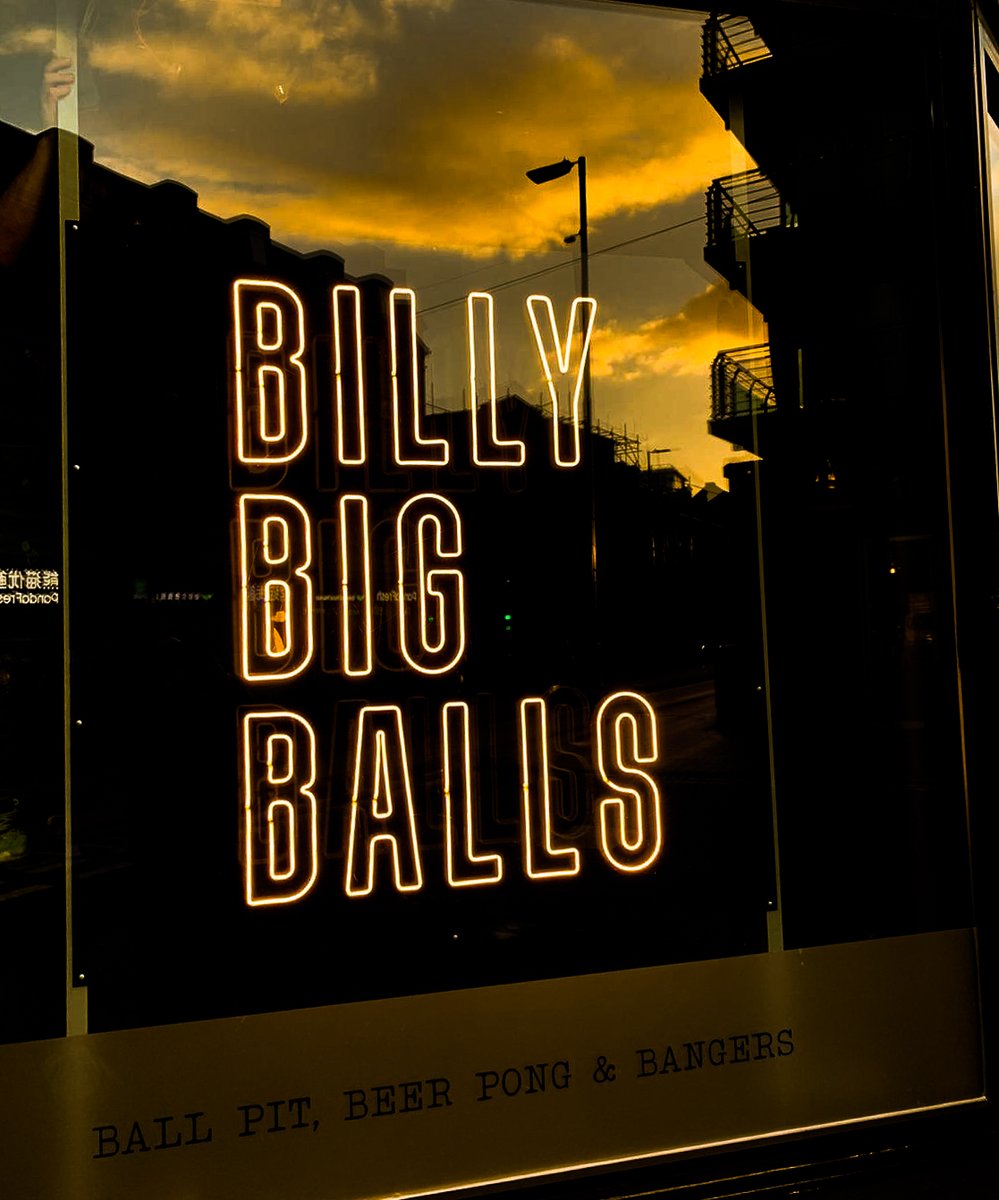 ellissigns's tweet photo. We’re totally nuts about this sign for Billy Big Balls 😍😱
#signage #signmakers #signmaking #neonsign #traditionalneon #neonvibes #glow #ledsign #ledsignage #ledsigns #ballpit #ballpitbar #ballpool #beerpong #beerpongbar #ellissigns #teamellis #creatinganimage https://t.co/gtcyEOd91S