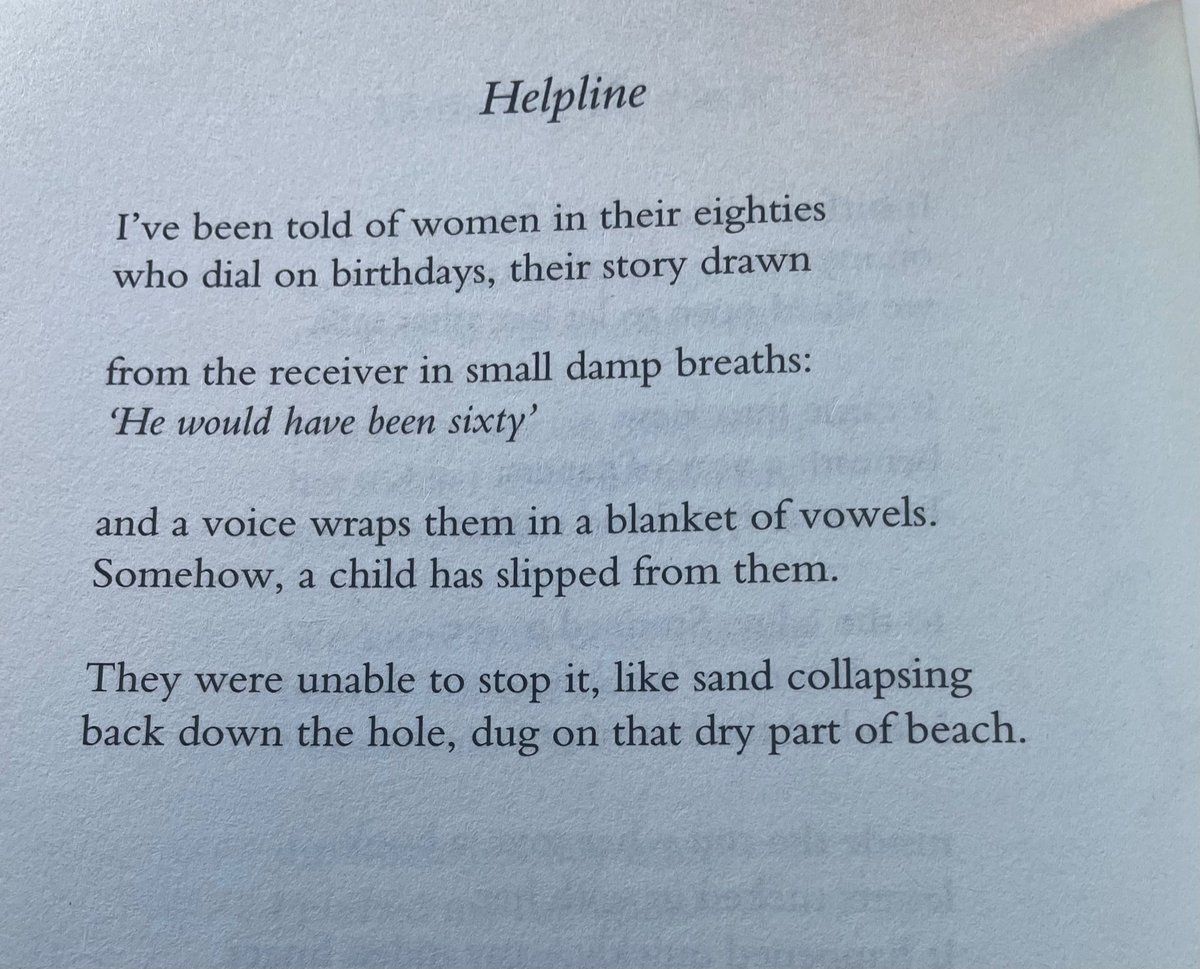 For Baby Loss Awareness Week @BLA_Campaign ‘Helpline’ #HerBirth @Carcanet Further support at the end of a phone can be found @ChildDeathHelp @cbukhelp #babyloss #infantloss #childloss #grief #bereavement #speakingout #reachingout