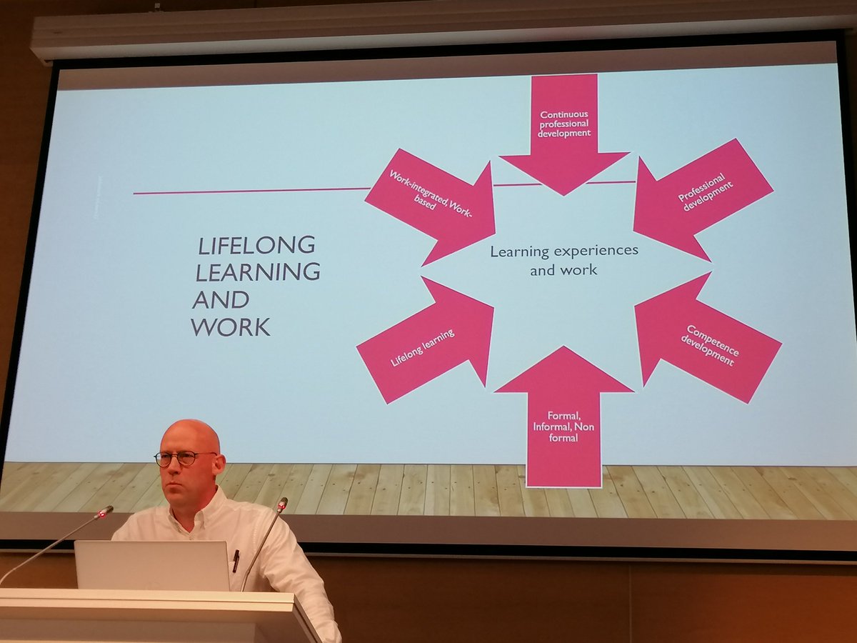 EllenRusman's tweet photo. Day 2 of #mlearn2022: starting with AGM of @IAMLorg, welcoming words of @OU_Nederland rector @TheoBastiaens and keynote of Jimmy Jaldemark @doctorboundless on #Microcredentials, mobile devices and models for #professionaldevelopment: #lifelonglearning initiatives in hybrid HE https://t.co/KBQsWJUBYb