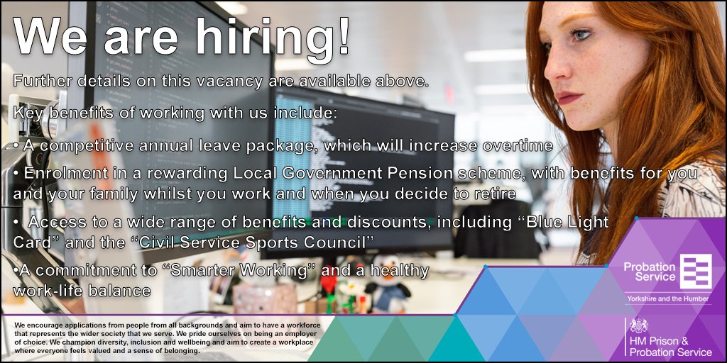 👀Vacancy: Administrative Officer - Management Co-ordination Hub (Ref:65372)
🗺️Location: #Huddersfield #Dewsbury
💷Salary: £19,087 - £23,182
🗓️Closing Date: Thursday 20th October 2022
👉Apply: bit.ly/3fSAr4B

❗️#vacancies in other areas too! 
#Probationjobs #ApplyNow