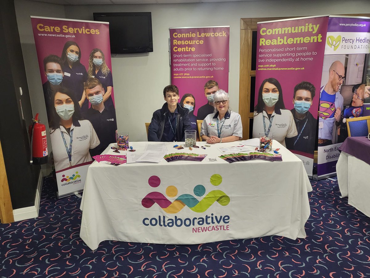 NReablement's tweet photo. Come along to St James Park jobs fair and chat to our team. We have lots of advice and support on how to join us and begin your career in Health and Social Care @NReablement @CollabNewcastle @NewcastleCC #socialcarejobs #careerincare #skillsforcare https://t.co/XjdDZXJxl5