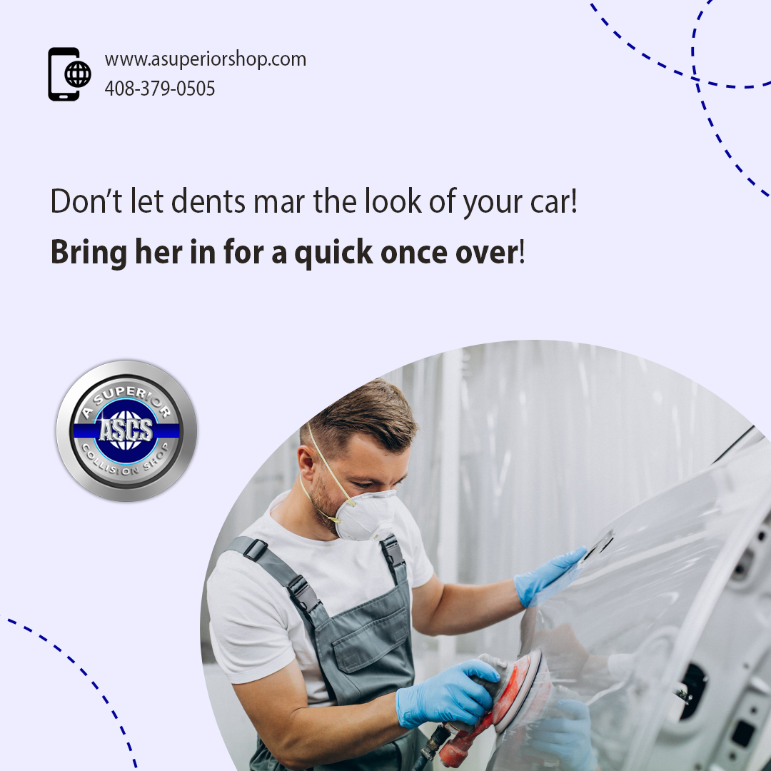 A_SuperiorShop's tweet photo. The longer you wait to get dents on your car repaired, the more expensive those repairs are likely to become. This is because when the car gets dented the paint is scraped away.
https://t.co/HmQHj1LhPW
#AutoBodyWork #AutoBodyRepairs #CarDentRepair #AutoBodyRepairServices https://t.co/DSdgtAQg0N