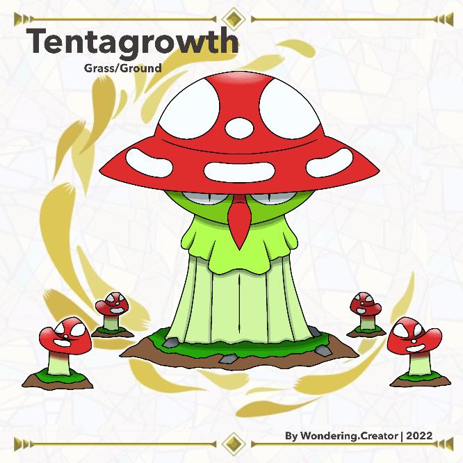 WonderingCreatr's tweet photo. Tentagrowth
Type: Grass/Ground
It uses its other tentacles not only for absorbing nutrients from the ground, but also uses it as baits for other pokemon so it can absorb nutrients from them aswell. 
#pokemon #pokemonscarlet #pokemonviolet #pokemonscarletviolet #pokemonsv https://t.co/Imnkgrw7fN