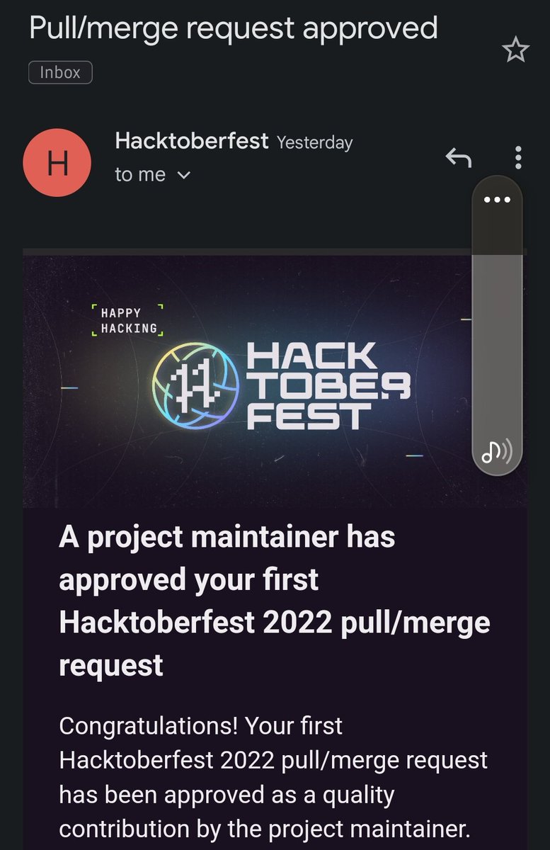 himanshustwts's tweet image. Hi guys, my first PR merged.
This is my first contriution in @hacktoberfest.
More to go!

#opensource #firstcontribution #hactoberfest
