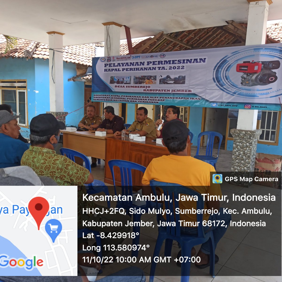 adentakurnia's tweet photo. Selasa,11/10/22,@adentakurnia Pendampingan pelayanan permesinan kapal Nelayan O/DJPT KKP dan DinasPerikanan Jember kpd Masyarakat Nelayan di Dsn Watu Ulo Ds.Sumberrejo Kec.Ambulu
#GiatLuhkanSatminkalBWI #Jember #WatuUlo #LuhkanJaya @bppp_banyuwangi @puslatluhkp @kkpgoid @djpt_kkp https://t.co/I5tB0Xu36A