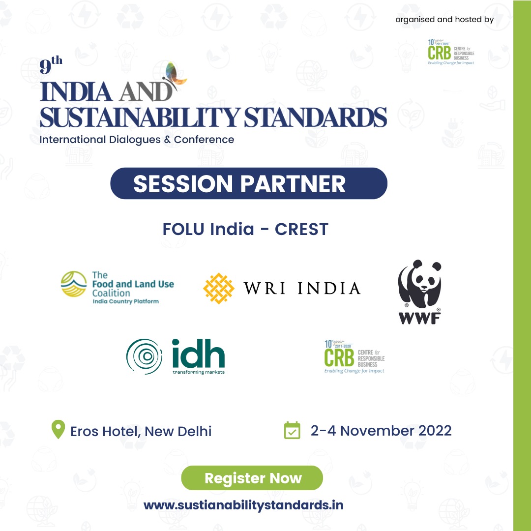 Centre4RespBiz's tweet photo. We are thrilled to announce that @FOLUIndia, @WRIIndia, @WWFINDIA and @IDHTrade will be joining us as #sessionpartner for #CRBISS2022
Register Today: https://t.co/B1O7zTf55l
#sustainability #conference #CRBISS2022 #SustainabilityConference #SustainabilityEvent #CRB #SDG https://t.co/i2qfBPjgJ8