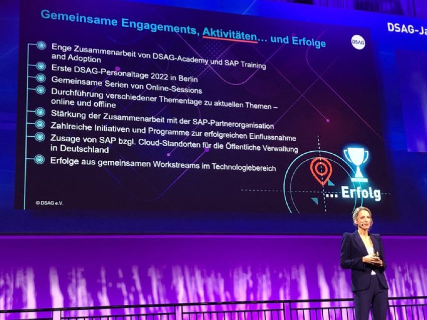 #DSAGJK22 - Zum Thema erfolgreiche Einflussnahme: wir freuen uns, auch wieder mit 9 Live Influencing Sessions hier dabei zu sein! Wir sehen uns auf der Ebene 0 vor der Mehrzweckfläche 2 ;-) <a href="/SAPInfluencing/">SAP Influencing</a>