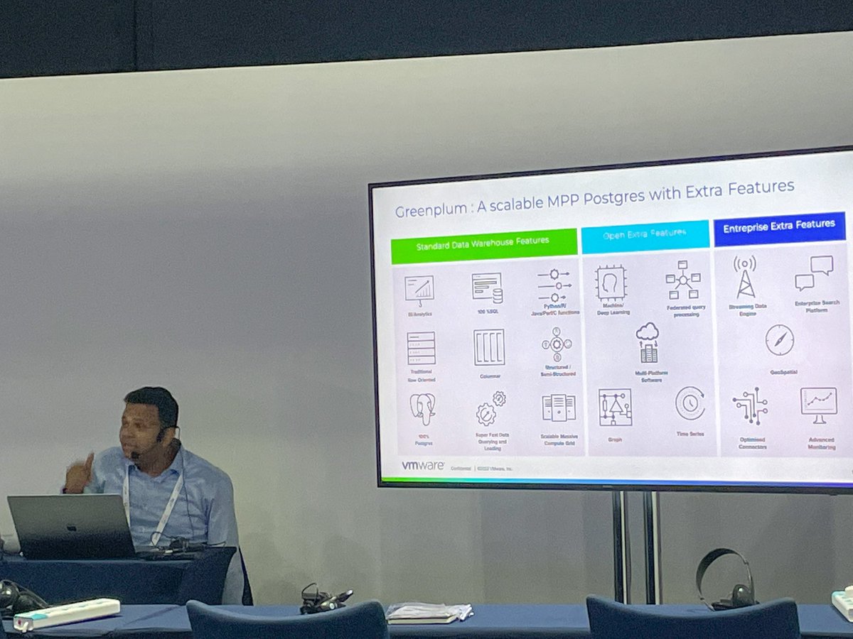 VMware_ME's tweet photo. Happening at #DevSlam: Learn how to adopt OSS databases technologies for transactional and analytical workloads - Hear it from Vishal Kumar, Senior Data Engineer

Meet our expert stand H9-F8
https://t.co/0Hu9Wfra96

#VMwareAtGitex #GITEX2022 https://t.co/Pyyi8MmmZa
