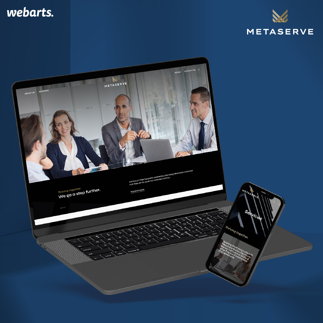 Design. Innovate. Create. 🙌🏽 

The project scope of our client #metaverse was to create a modern yet professional website design while showcasing their services. 

Follow the link to check out the final outcome 👉🏽  metaserve.com.cy

#webarts