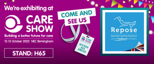 Repose_Seating's tweet photo. The Care Show begins tomorrow! We'll be at stand H65, and we'd love to see some of you there. If you'd like to attend, you can register for a free ticket here: https://t.co/iF4SNRM03U https://t.co/m5UnMzeihL