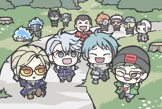 文化部キャンプ楽しかったなー #ツイステファンアート #twstファンアート