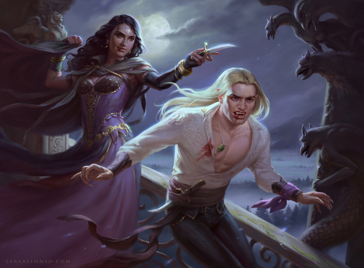 Hi #PortfolioDay  my name is Zara and I love to paint elegant things 🖤