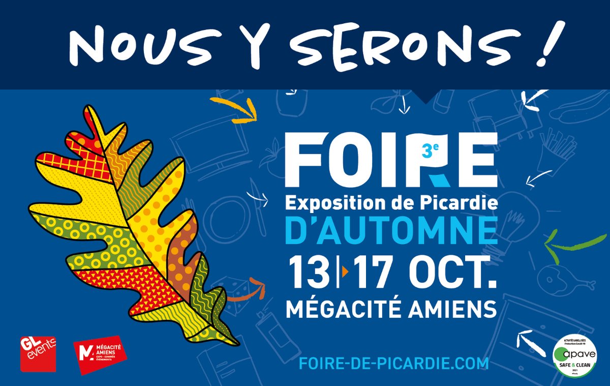 Res_Picardes's tweet photo. [#SALON] 📅 Du 13 au 17 Octobre 2022, nos équipes #RésidencesPicardes Dury et Salouël vous attendent à la Foire Exposition de Picardie d’Automne à Amiens. 

📍 Mégacité, Amiens (80)
 
✅ + d'infos sur : https://t.co/uCgbfGF5uL

#GroupeBDL #TeamConstruction #suivremaconstruction https://t.co/JSbS9Z9iFt