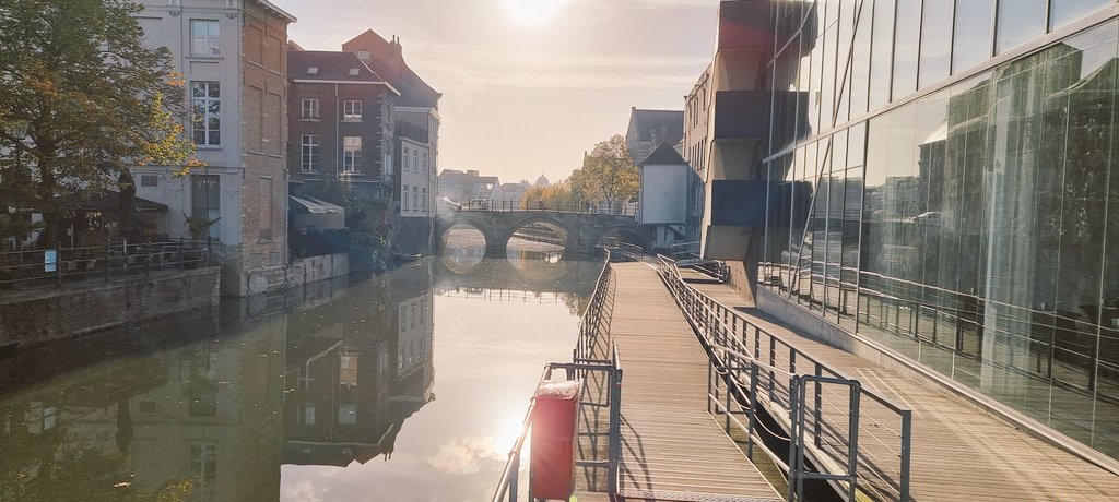 CPorteous's tweet image. It's a lovely crisp sunny day in #Mechelen for #dataMindsConnect today. Also got a lovely speaker gift and shirt too! If you're here today, pop into my session on #AzureSynapse #CICD @ 3.30