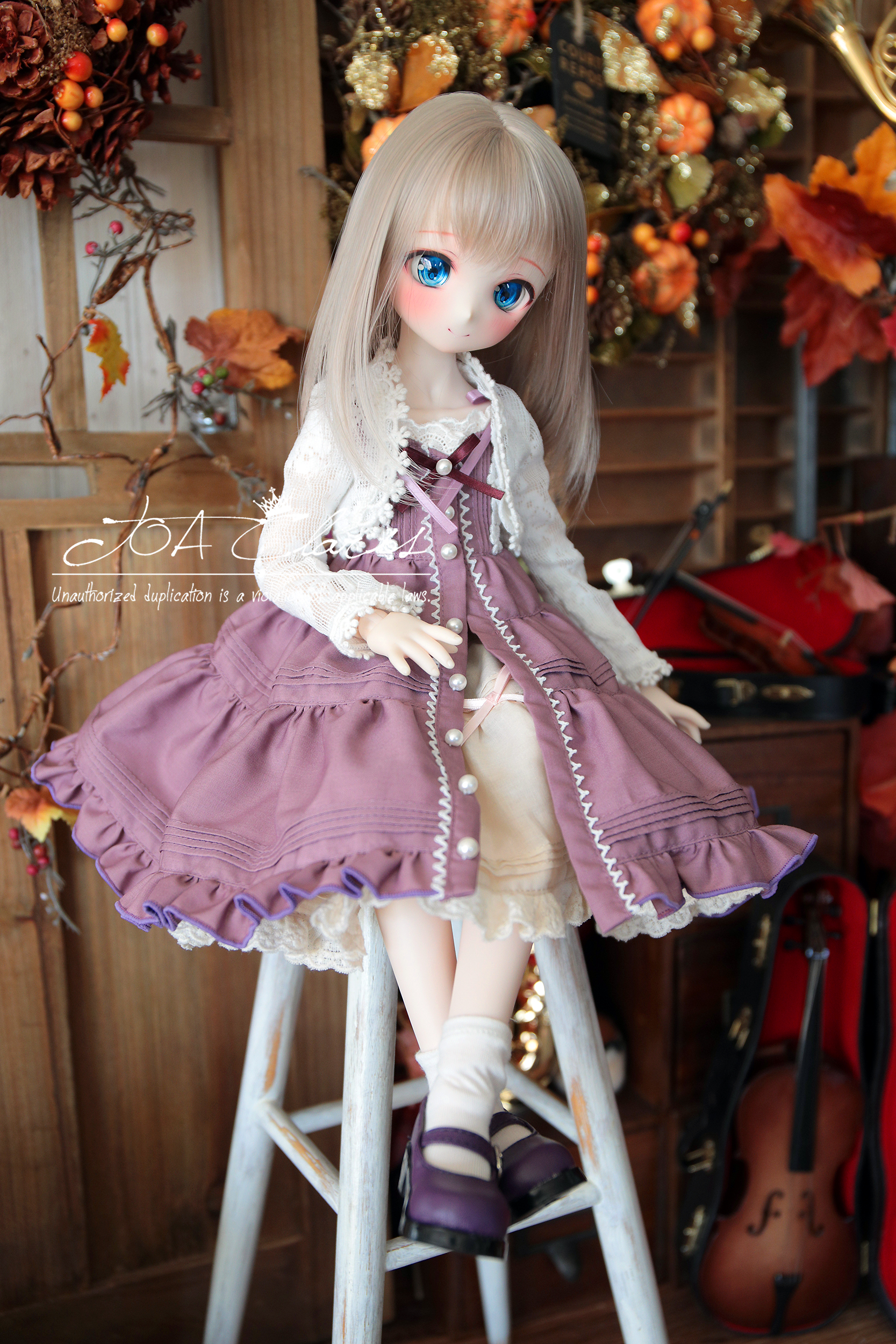 TOAClaris製レトロワンピース DD ドール服 ディーラー製