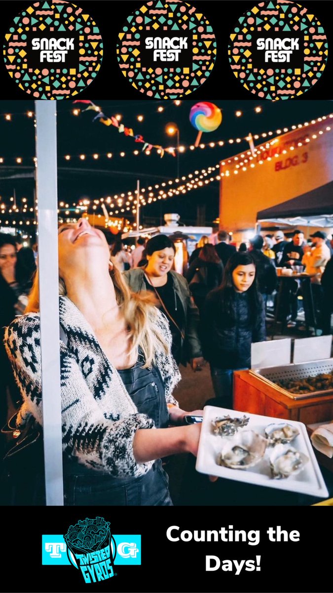 Join us this Friday (10/14) from 5-10 pm &amp; Saturday (10/15) from 2-10 pm for the return of @snackfest  We’ll be bringing all of our tastiest snacks to twist your tastebuds! See you there! ✌️💙🥙