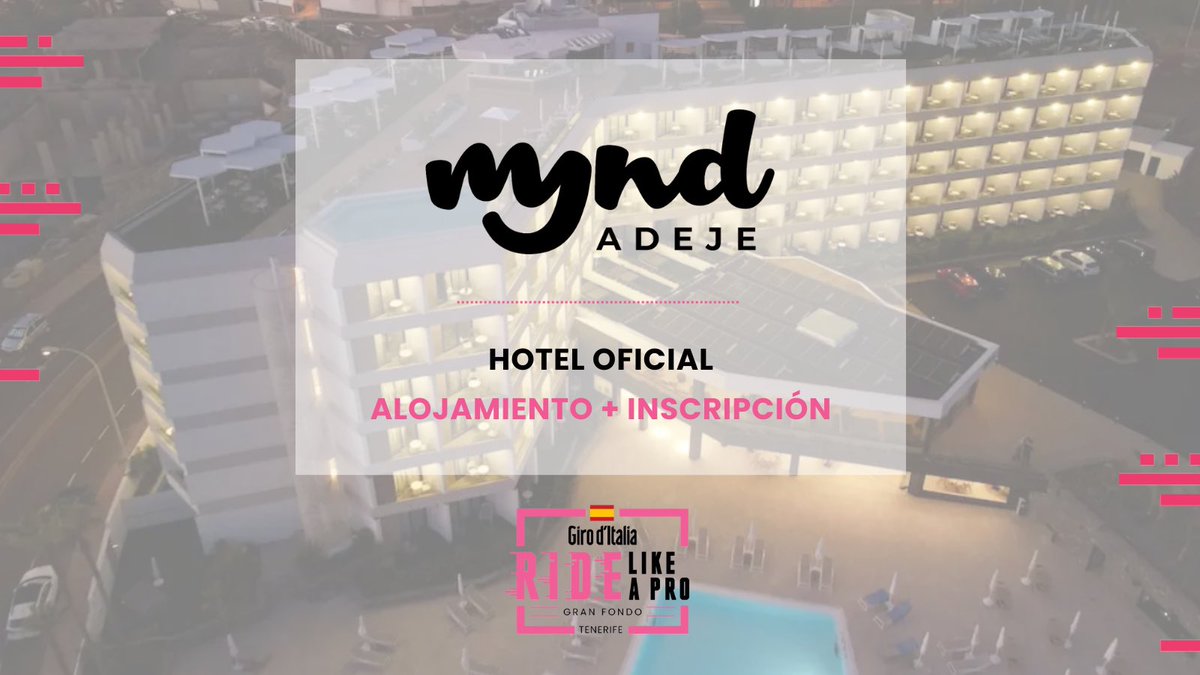 𝗠𝘆𝗻𝗱 𝗔𝗱𝗲𝗷𝗲 es nuestro Alojamiento Oficial, un Hotel espectacular dónde además podrás recoger tu dorsal, disfrutar de la rueda de prensa y una mesa redonda muy especial🤩. 

*P𝗮ck 𝗮𝗹𝗼𝗷𝗮𝗺𝗶𝗲𝗻𝘁𝗼 + 𝗶𝗻𝘀𝗰𝗿𝗶𝗽𝗰𝗶ó𝗻 𝗲𝗻 𝘀𝘂 𝗽á𝗴𝗶𝗻𝗮 𝘄𝗲𝗯