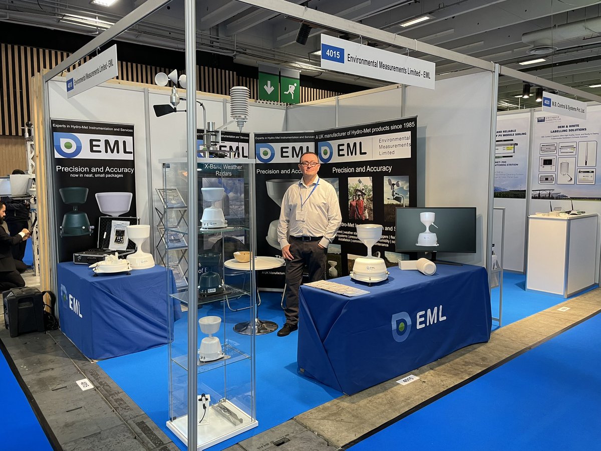 Come and see us at #MetTechExpo stand 4015 this week for all your precipitation needs. 
EML - Precision and Accuracy 🌧