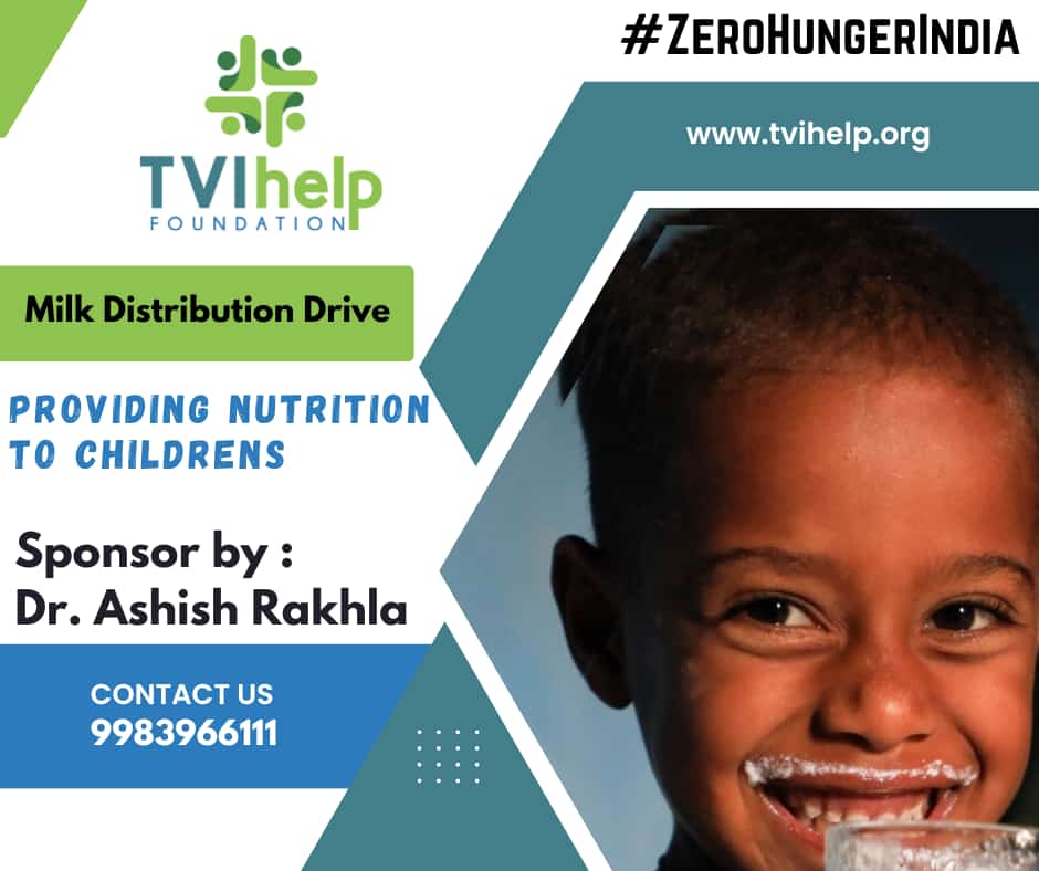 tvihelp's tweet photo. Milk Distribution Drive under the running campaign #zerohungerindia an initiative of TVIHELP FOUNDATION .
Drive Sponsor by : Dr. Ashish Rakhla for providing nutrition to underprivileged children .
For more details contact
9983966111 or visit https://t.co/TrJgy5rhm6 https://t.co/25y8DBCdgA