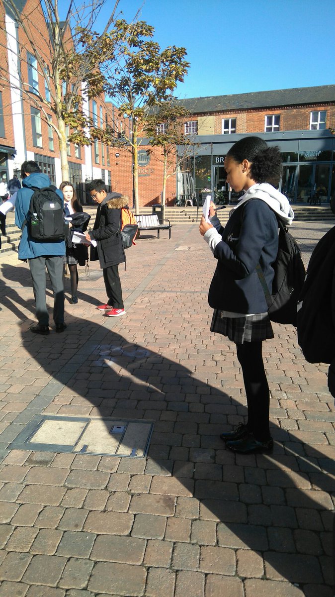 GoldingtonAcad's tweet photo. Year 10 Geographers investigating regeneration in Bedford's Riverside development! #geogrocks #fieldwork #Greatgeographers https://t.co/MeXNYK6sgF