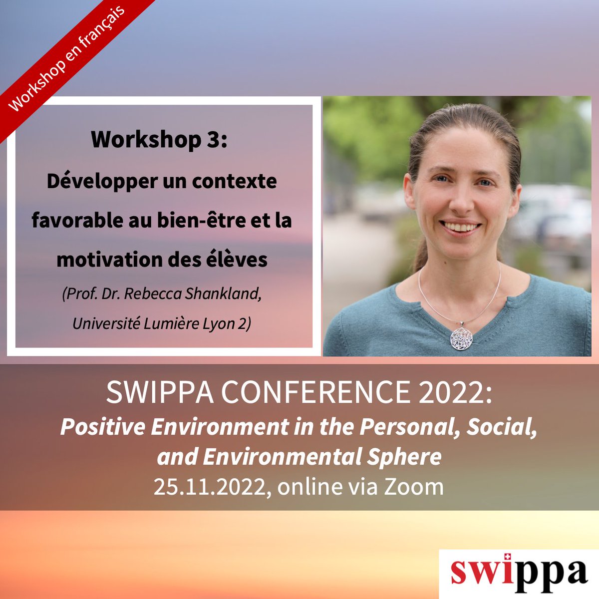 swippaCH's tweet photo. Pour la première fois, nous proposerons les workshops de la conférence SWIPPA en quatre langues: anglais, allemand, français et italien! Aujourd'hui nous vous présentons le workshop en français. Pour plus d'informations et pour vous inscrire, cliquez ici: https://t.co/OcavY7dDT5 https://t.co/2pLsPrL4qu