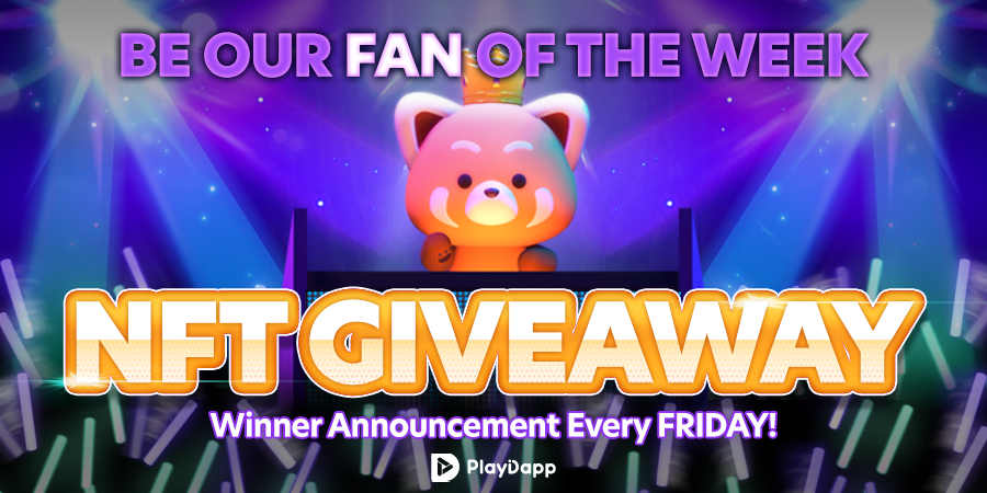 playdapp_io's tweet photo. Being selected as our Fan of the Week is an excellent opportunity to show off your passion for NFTs and our community! Not only will you receive recognition and appreciation from us, but you'll also have the chance to win one free NFT!🎁

#NFTCommunity #Airdrop #NFTgiveaway #NFTs https://t.co/om3L8PNUWm
