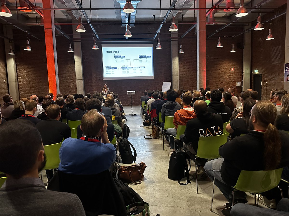 Learning the facts about dimensions from <a href="/PaulienvanEijk/">Paulien</a> at #dataMindsConnect #PowerBI