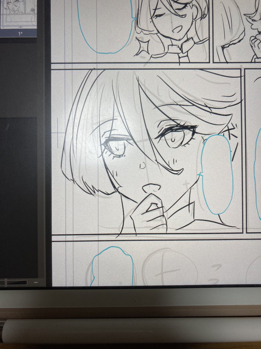 スレミオ思いついたので描き始めた 