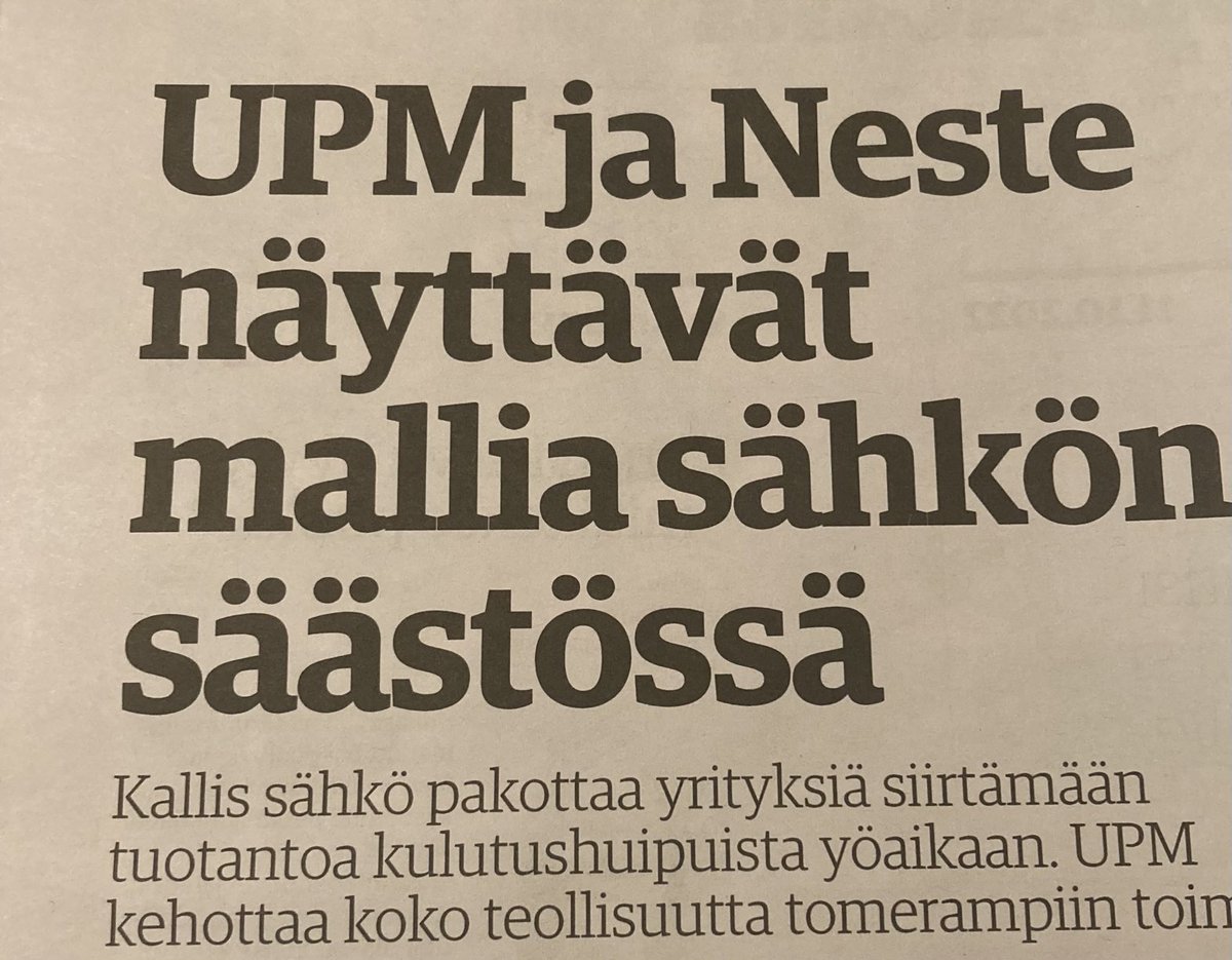 Ammattimaista otetta on viilattu jo vuosikymmeniä, ja nyt se jo osataan kun tarve on suurin. Hyvä otsikko ⁦<a href="/KauppalehtiFi/">Kauppalehti</a>⁩