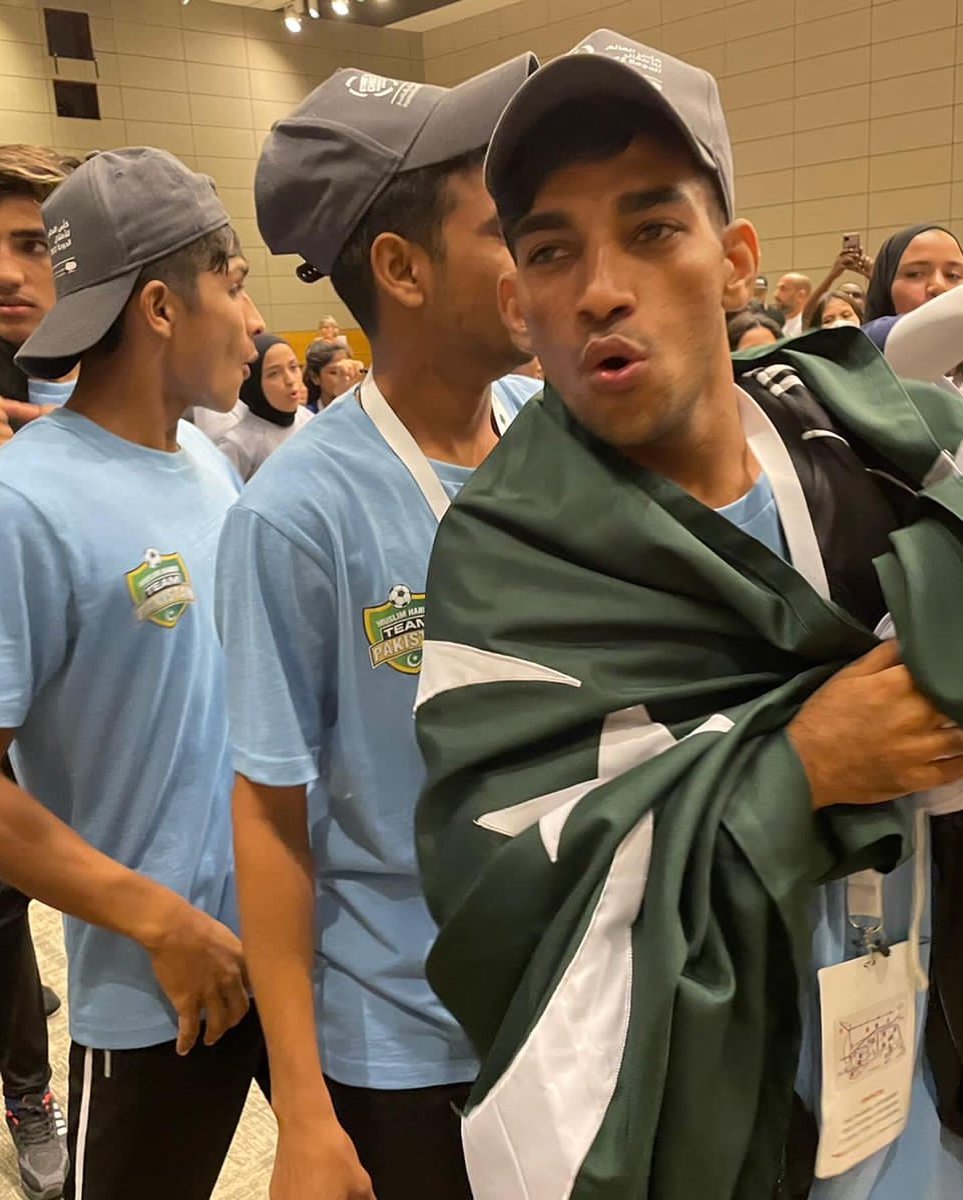 kingdomvalleypk's tweet photo. Its the time to shine for Pakistan. Moment of pride for us as the Pakistan Team participates in the Street Child FootBall #qatar2022worldcup The #KingdomValley is the proud sponsor of the team, and we wish them Good Luck we hope our team lifts the #Worlds2022  

#Islamabad #sara https://t.co/9V8vZqZhoE