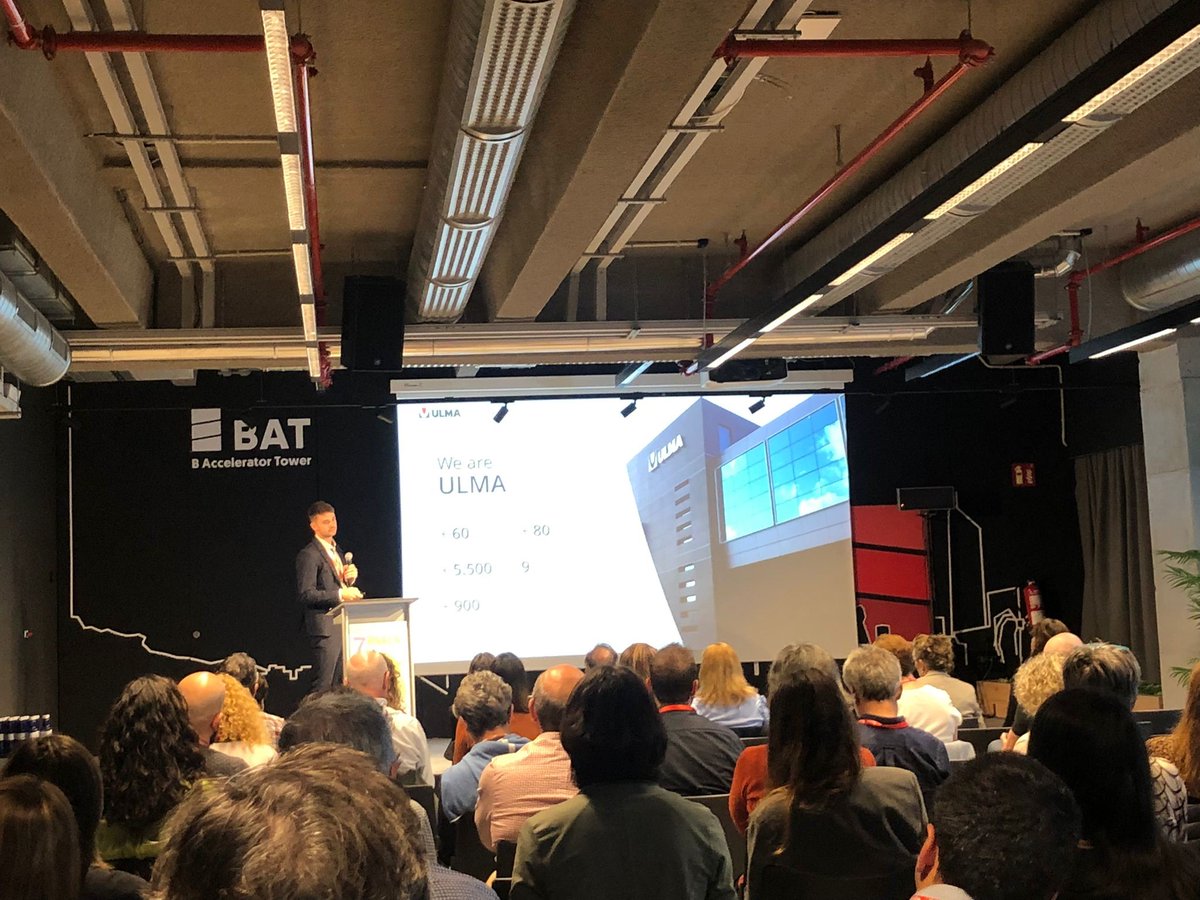 📢Hoy estamos en la Torre BAT de Bilbao presentando nuestra actividad y nuestras soluciones en la Séptima edición de los Encuentros de la Industria Bio-Salud Nueva Aquitania-Euskadi-Navarra. 

#ULMAmedtec #salud #innovacion