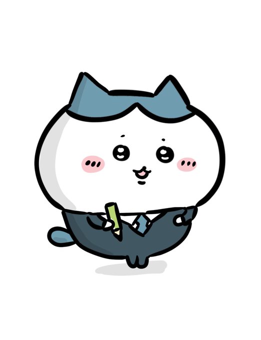 メモ帳忘れたハチワレ 