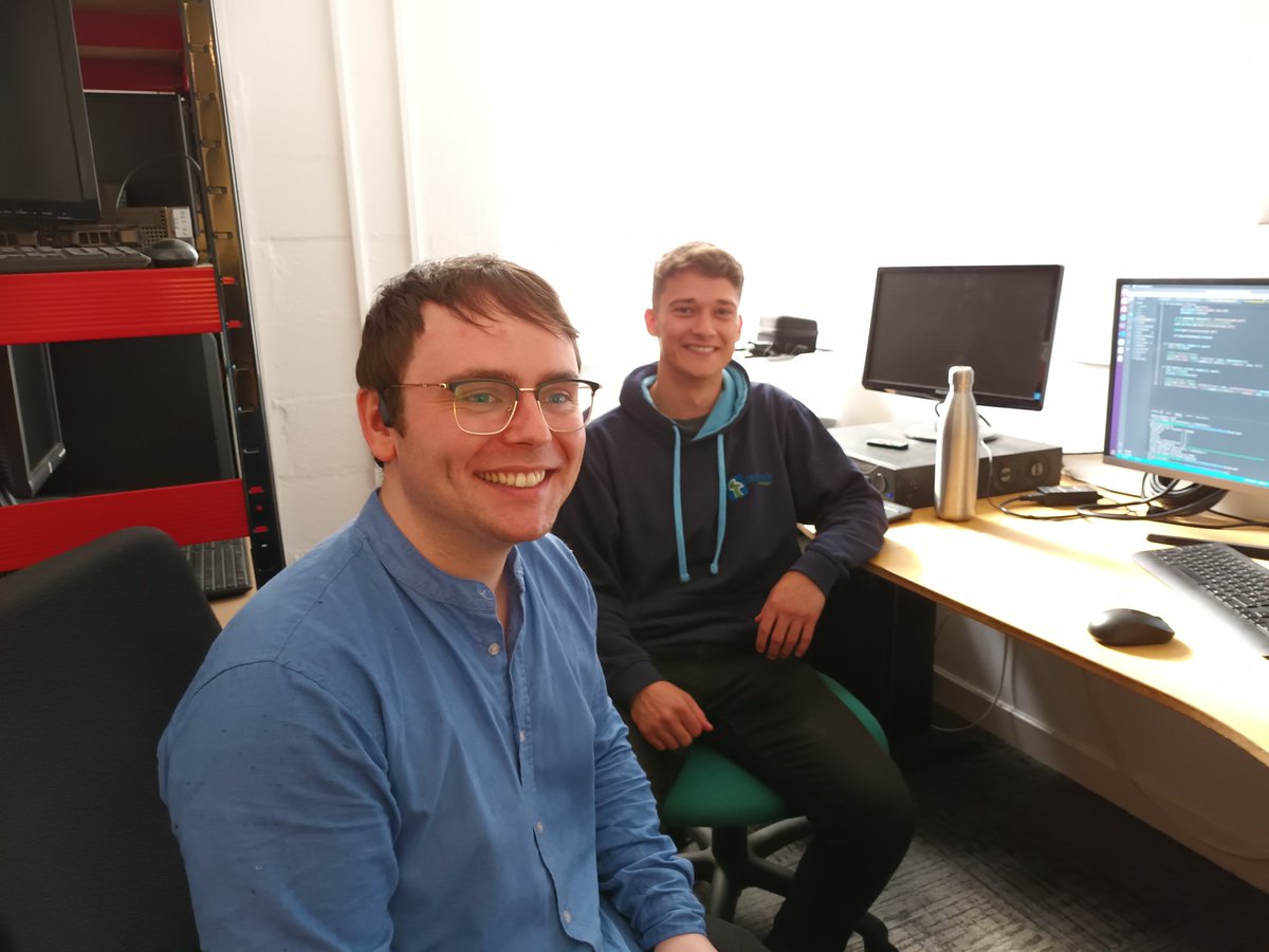 peacock_tech's tweet photo. Welcome to the team Luke!!🎉

We are delighted to announce that Luke is starting his PhD in Machine Vision &amp; Artificial Intelligence with our team and @UniStrathclyde. 

#peacocktechnology #machinevision #ArtificialIntelligence #robotics #automation #IDSTeat https://t.co/PzKJTxHyKC
