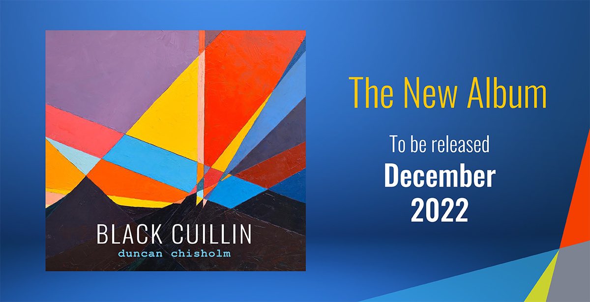 ⭐️⭐️⭐️⭐️⭐️
I am delighted to announce that my new album ‘Black Cuillin’ will released in December 2022
Please RT